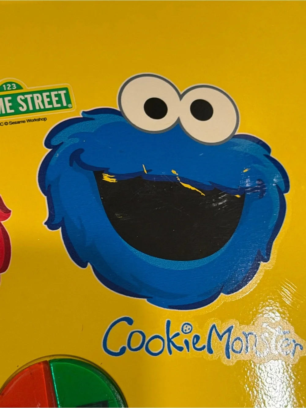 Sesame Street Yellow Handheld waffle Maker